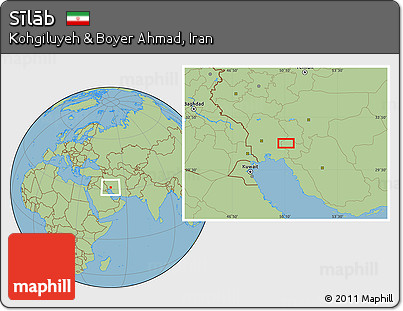 Savanna Style Location Map of Sīlāb