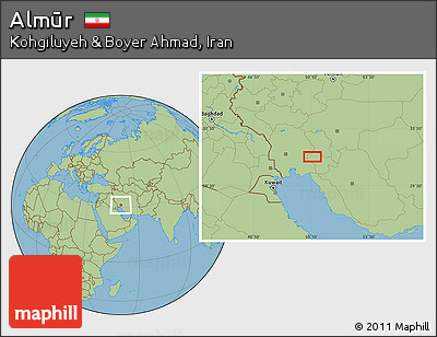 Savanna Style Location Map of Almūr