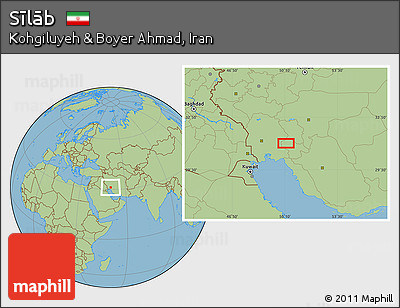 Savanna Style Location Map of Sīlāb