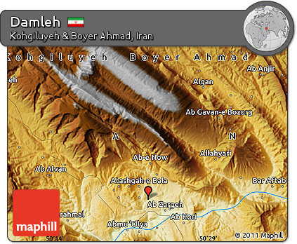 Physical Map of Damleh
