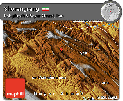 Physical Map of Shorangrang