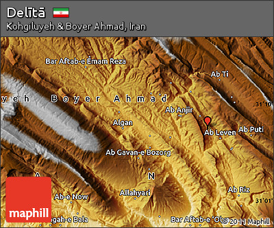 Physical Map of Delītā