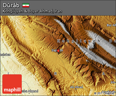 Physical Map of Dūrāb