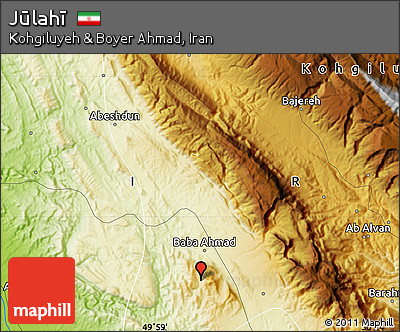 Physical Map of Jūlahī