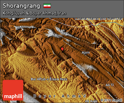 Physical Map of Shorangrang