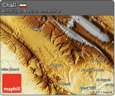 Physical Map of Chalī