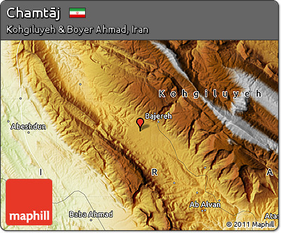 Physical Map of Chamtāj
