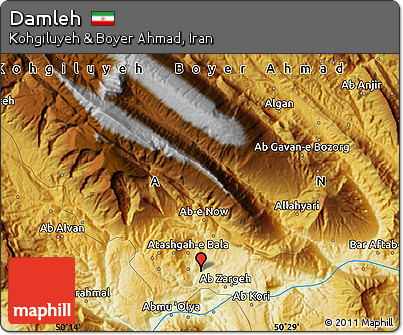 Physical Map of Damleh