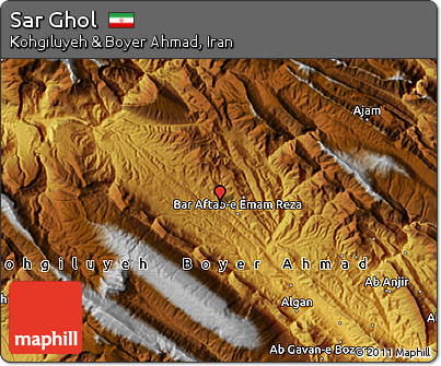 Physical Map of Sar Ghol