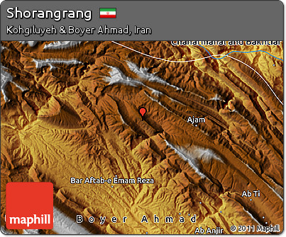 Physical Map of Shorangrang