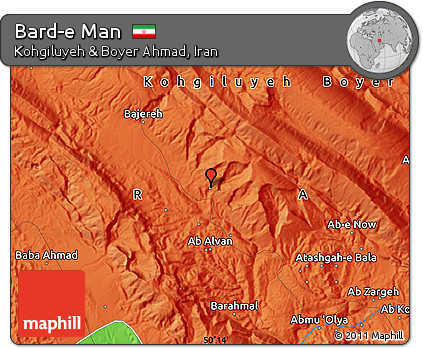 Political Map of Bard-e Man