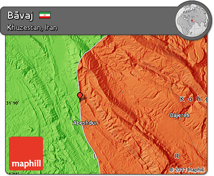 Political Map of Bāvaj