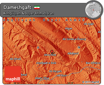Political Map of Dameshgaft