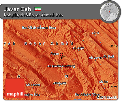 Political Map of Jāvar Deh