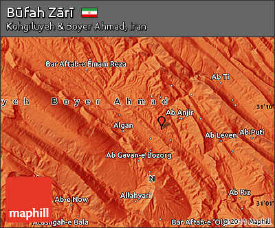 Political Map of Būfah Zārī