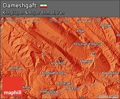 Political Map of Dameshgaft