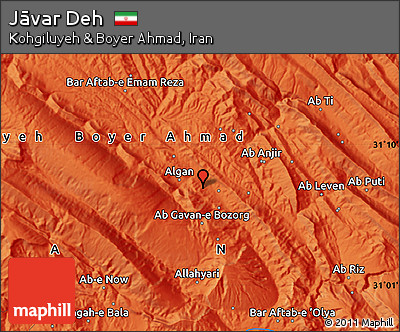 Political Map of Jāvar Deh