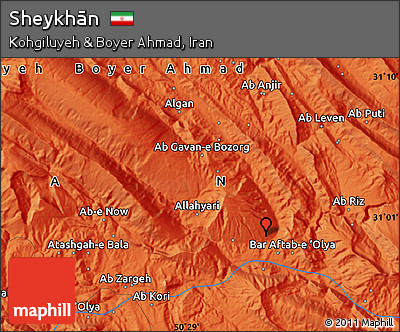 Political Map of Sheykhān