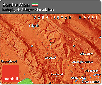 Political Map of Bard-e Man