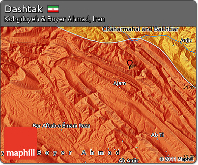 Political Map of Dashtak