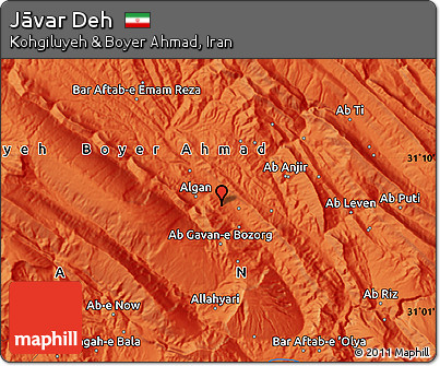 Political Map of Jāvar Deh