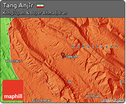 Political Map of Tang Anjīr