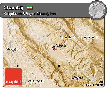 Satellite Map of Chamtāj
