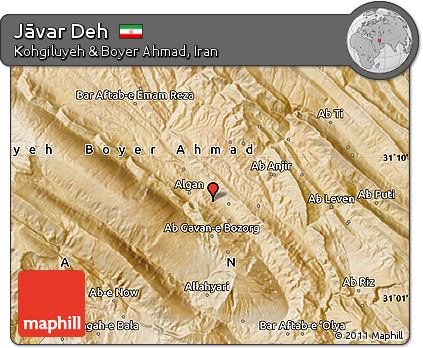 Satellite Map of Jāvar Deh