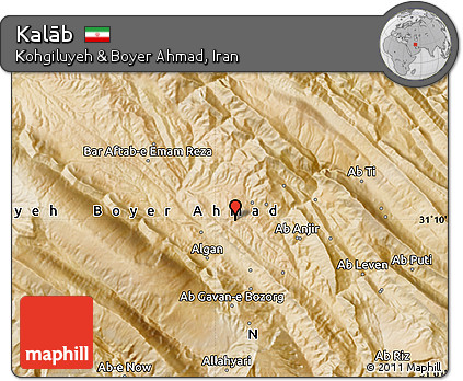 Satellite Map of Kalāb