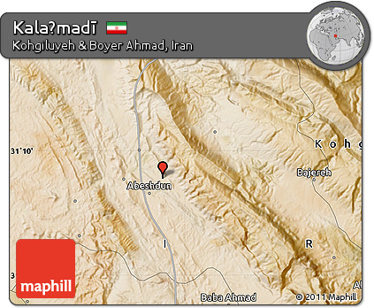 Satellite Map of Kalaḩmadī