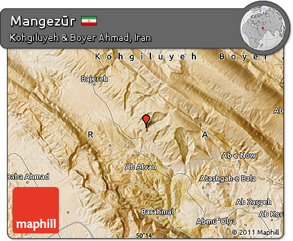 Satellite Map of Mangezūr