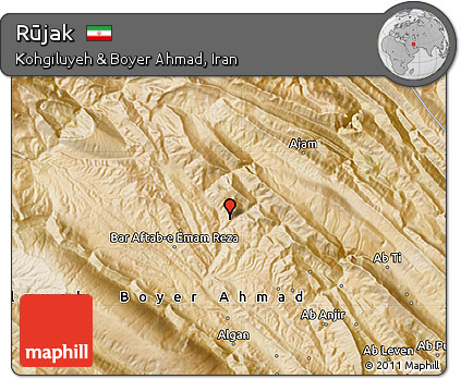 Satellite Map of Rūjak
