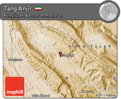 Satellite Map of Tang Anjīr