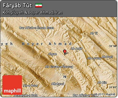 Satellite Map of Fāryāb Tūt