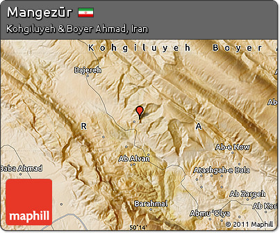 Satellite Map of Mangezūr