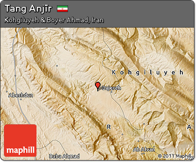 Satellite Map of Tang Anjīr