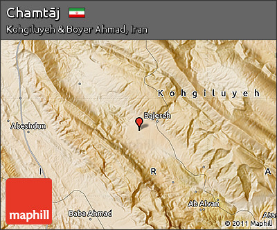 Satellite Map of Chamtāj