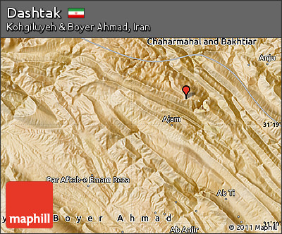 Satellite Map of Dashtak