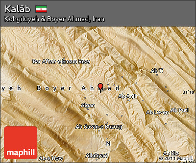 Satellite Map of Kalāb