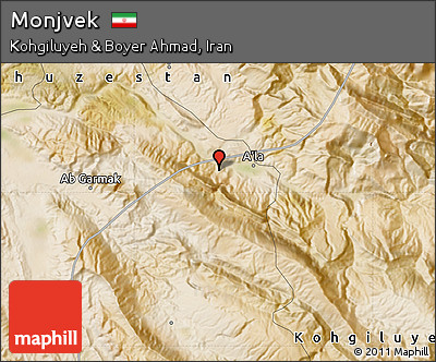 Satellite Map of Monjvek