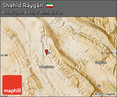 Satellite Map of Shahīd Rāygān
