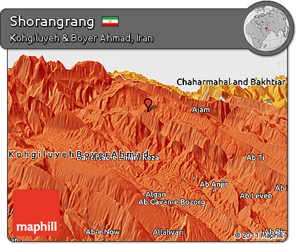 Political Panoramic Map of Shorangrang