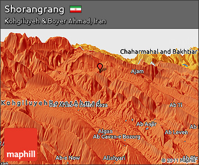 Political Panoramic Map of Shorangrang
