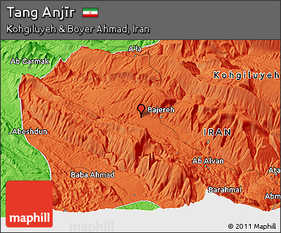 Political Panoramic Map of Tang Anjīr