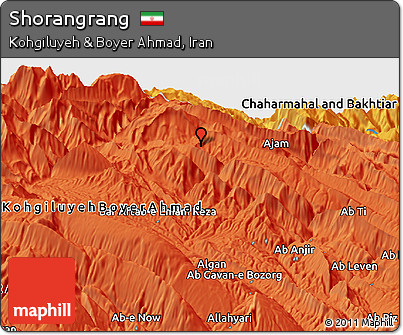 Political Panoramic Map of Shorangrang