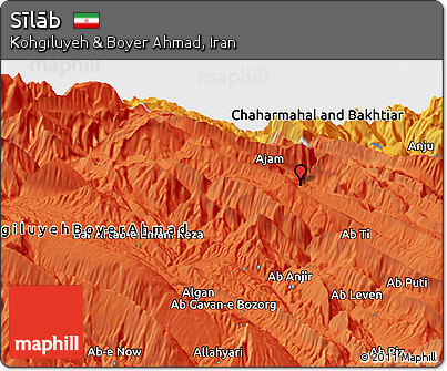 Political Panoramic Map of Sīlāb