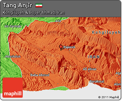 Political Panoramic Map of Tang Anjīr