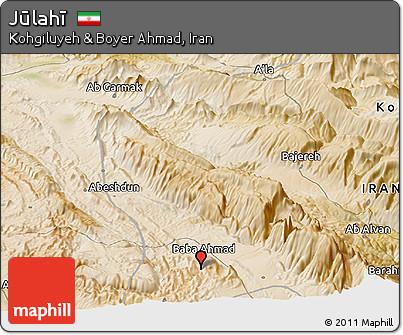 Satellite Panoramic Map of Jūlahī