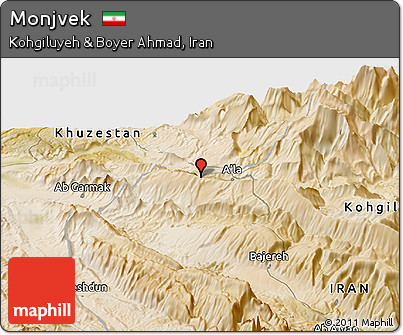 Satellite Panoramic Map of Monjvek