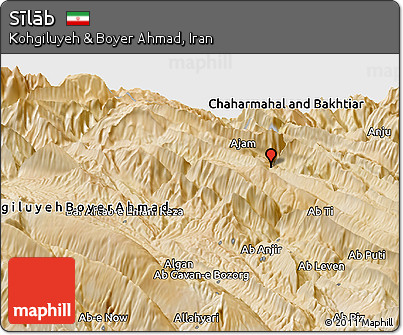 Satellite Panoramic Map of Sīlāb